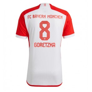Maillot de foot Bayern Munich Leon Goretzka #8 Domicile 2023-24 Manches Courte